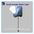 bright light 3 led bulb shaped plastic lamp stick up white handly battery powered night light